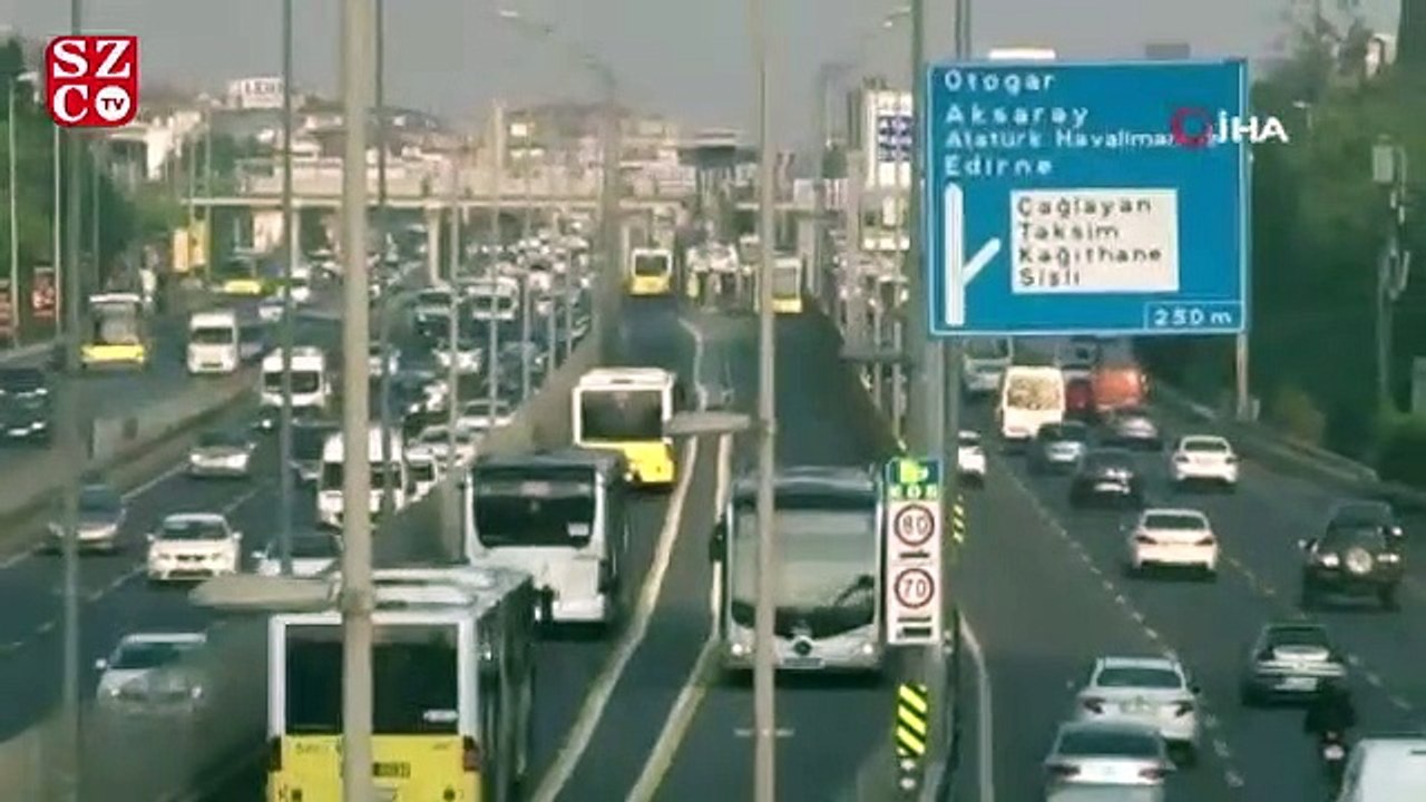 İstanbul’da trafik yoğunluğu