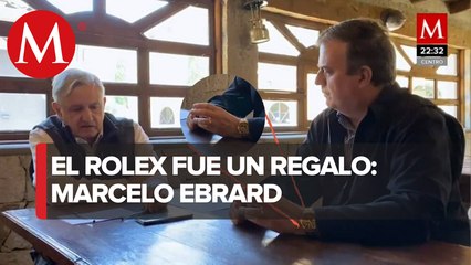 El reloj del canciller Marcelo Ebrard que robó cámara en video mensaje