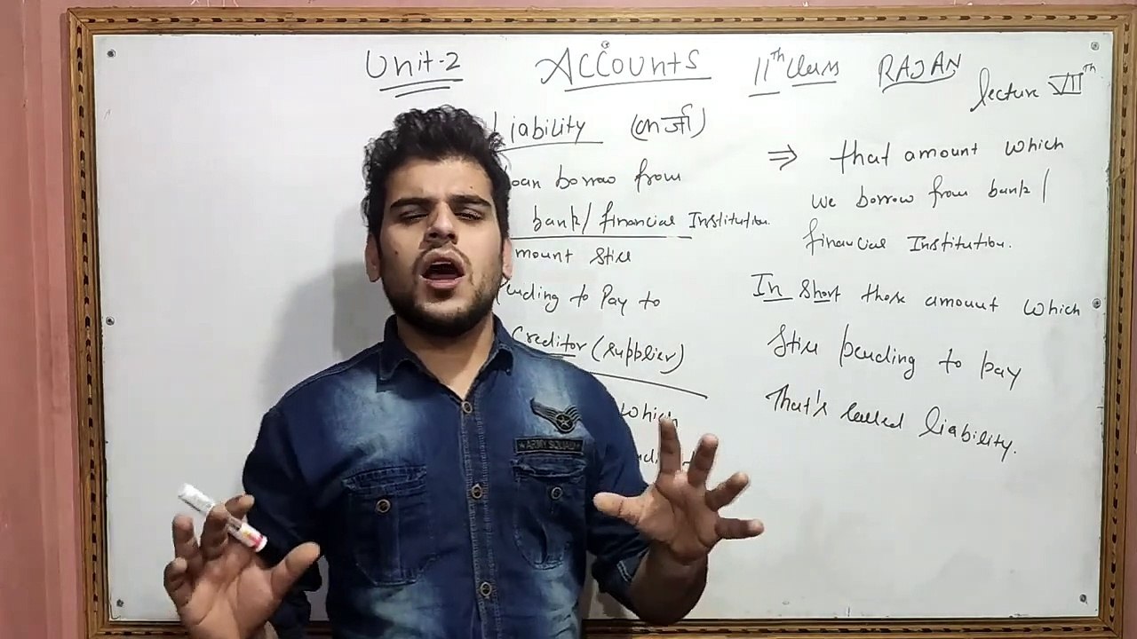 CBSE -11th -- ACCOUNTS -- Unit -2 lecture -7Liabilities formate of balance sheet By Rajan sir