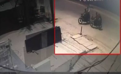 Caught on cam: Two injured as bikes collide in Prayagraj