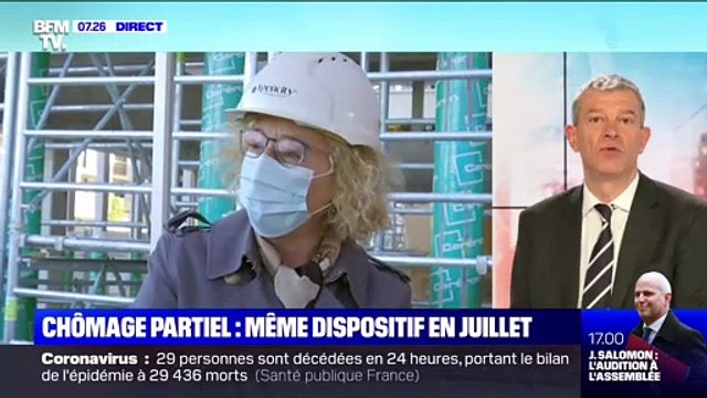 Chômage partiel: Même dispositif en juillet - 16/06