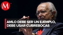 Premio Nobel comenta que AMLO debe usar cubrebocas como ejemplo a los ciudadanos