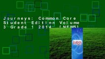 Journeys: Common Core Student Edition Volume 3 Grade 1 2014  [NEWS]