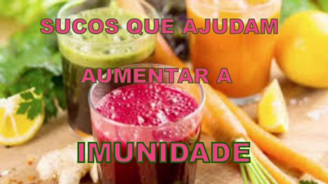 SUCOS PARA AUMENTAR A IMUNIDADE