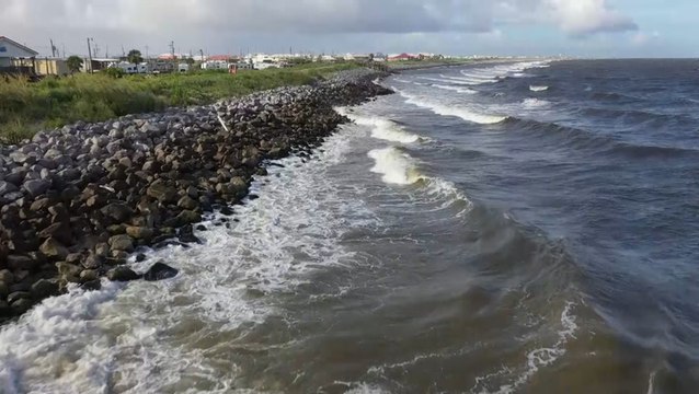 Tropical Storm Cristobal impacting Louisiana coast