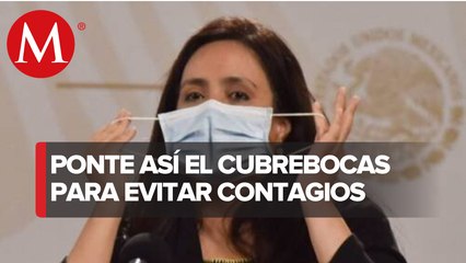 Éste es el uso correcto de cubrebocas, según la OMS