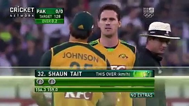 Shaun Tait 160 k.p.h bowling vs Pakistan