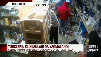 Son dakika: ABD'de Türklerin dükkanları da yağmalandı