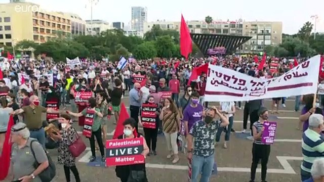 A Tel-Aviv, une manifestation contre le plan israélien d'annexer des terres de Cisjordanie