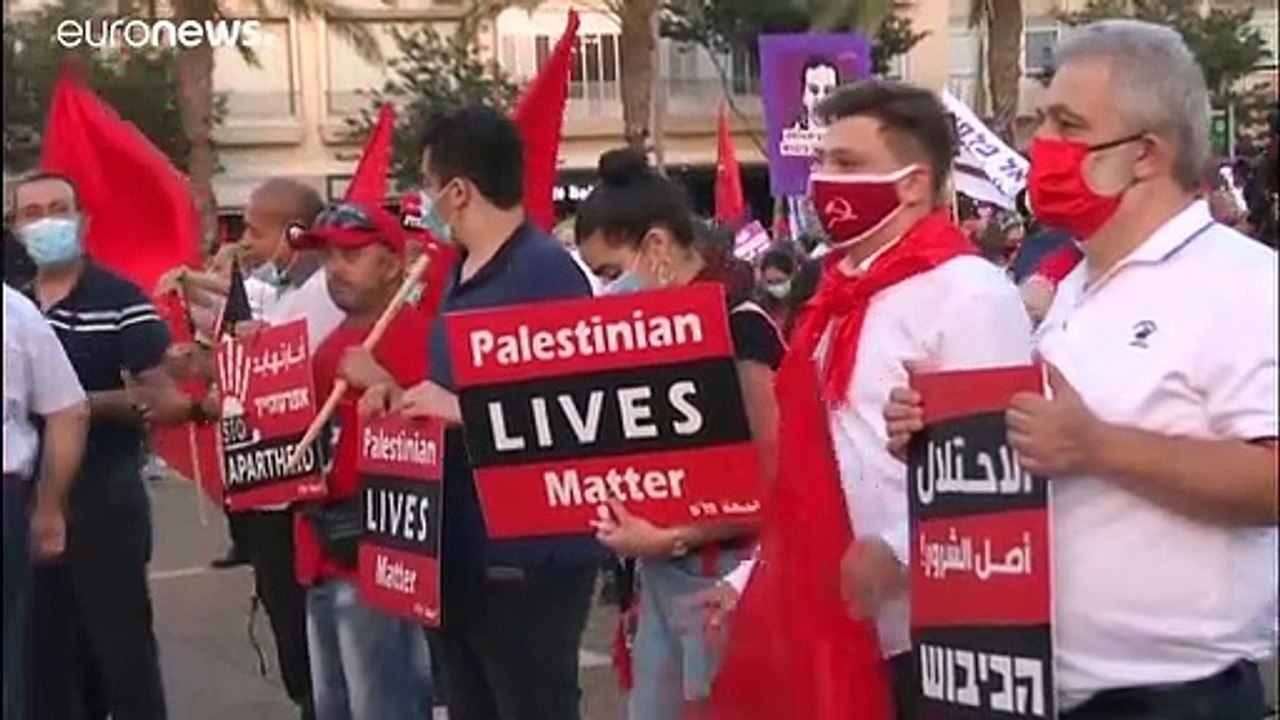 A Tel-Aviv, une manifestation contre le plan israélien d'annexer des terres de Cisjordanie