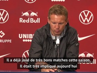 30 j. - Nagelsmann : "Upamecano n'est pas à son meilleur niveau actuellement"