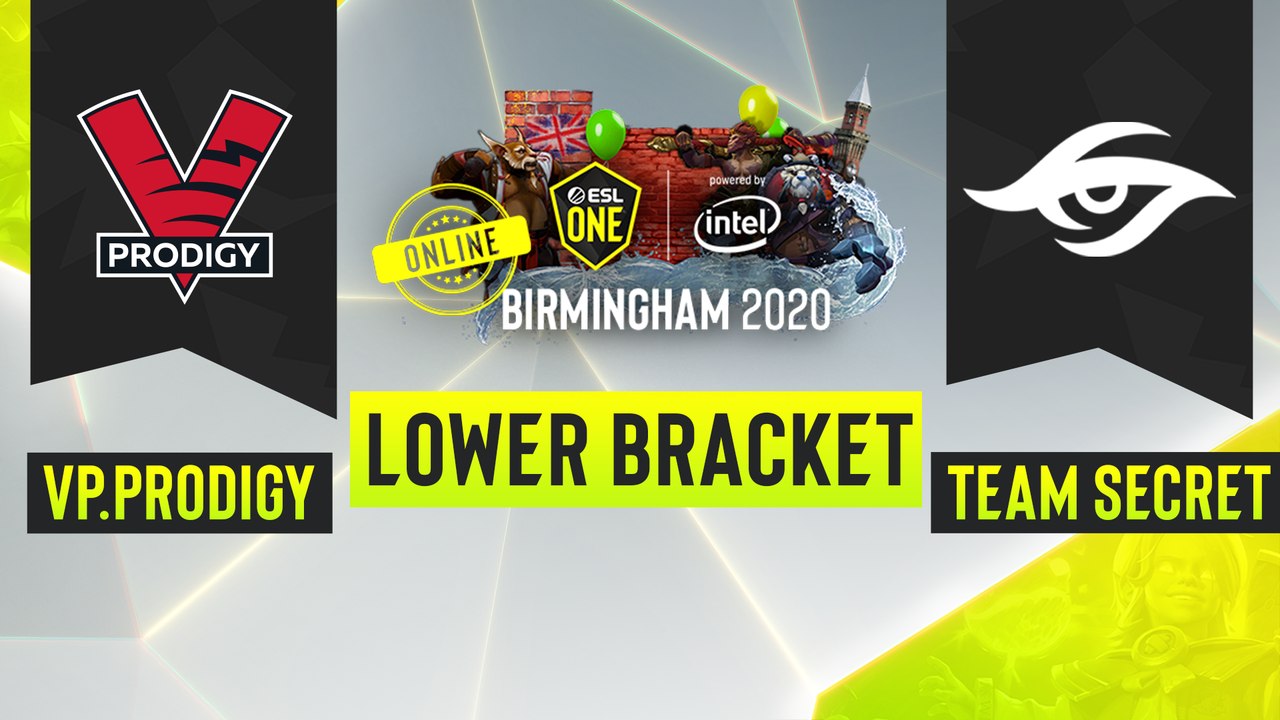 Dota2 - VP.Prodigy vs Team Secret - Game 1 - ESL One Birmingham 2020 - Lower Bracket - EU