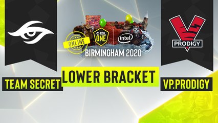 Dota2 - VP.Prodigy vs Team Secret - Game 2 - ESL One Birmingham 2020 - Lower Bracket - EU