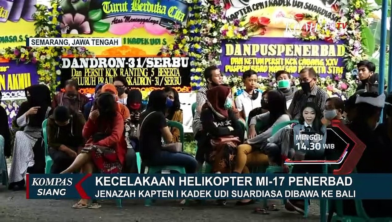 Korban Meninggal Helikopter MI-17 Dimakamkan di Kota yang Berbeda