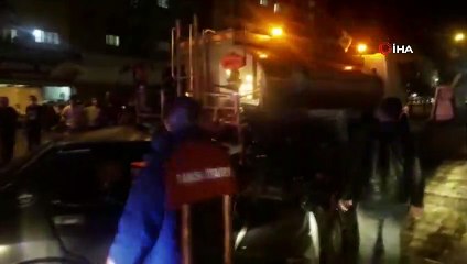 Sulama tankerine çarpan sürücü hayatını kaybetti