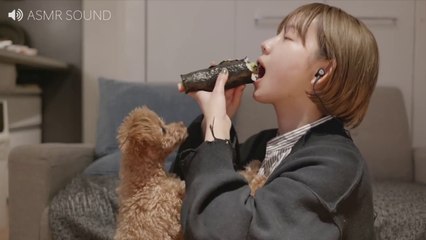 節分なので恵方巻を作って食べます【ASMR】Hand-rolled sushi