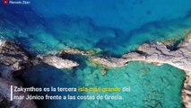Isla Zakynthos, Grecia - Espectaculares Aguas Turquesas _ 4K Ultra HD_6547