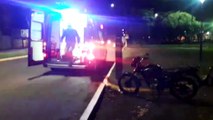 Dois homens ficam feridos após queda de moto no bairro Alto Alegre