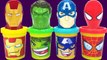 Play Doh Marvel Avengers with Iron Man Hulk Captain America and Kitchen Creations Molds Surprise Toy