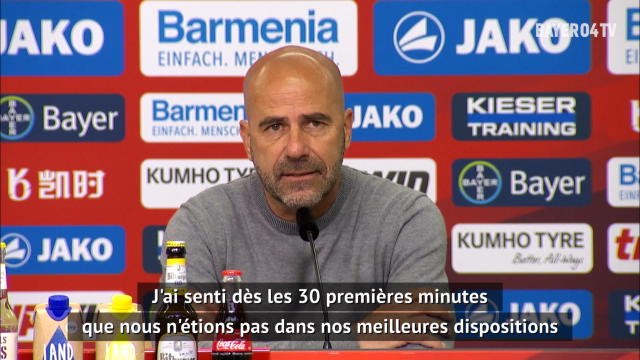 30e j. - Bosz : Pas à notre meilleur niveau pour rivaliser avec le Bayern