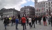 Doudou: ambiance ce dimanche sur la Grand'Place de Mons à midi