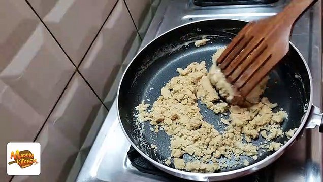 Aate Ka Halwa recipe | आटे का हलवा बनाने का आसान | तरीका - Maddlykitchen