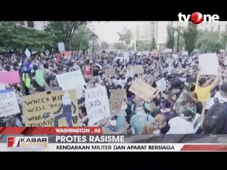 Ribuan Pengunjuk Rasa George Floyd Masih Padati Jalan di AS