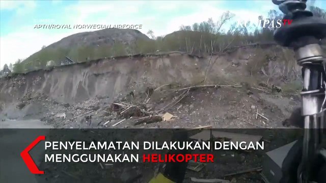 Dramatis! Penyelamatan Anjing dengan Helikopter di Lokasi Bencana