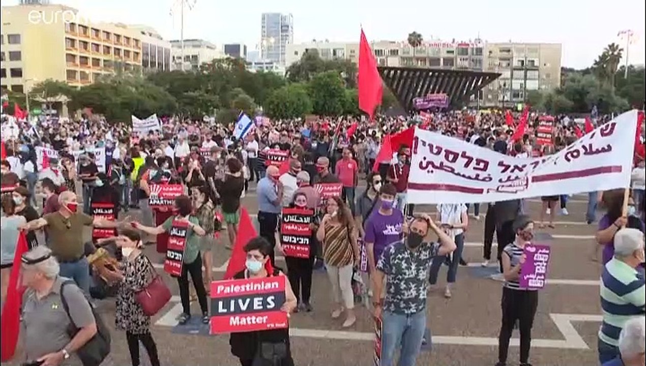 Israel: Jewish-Arab protest against plans to annex parts of West Bank