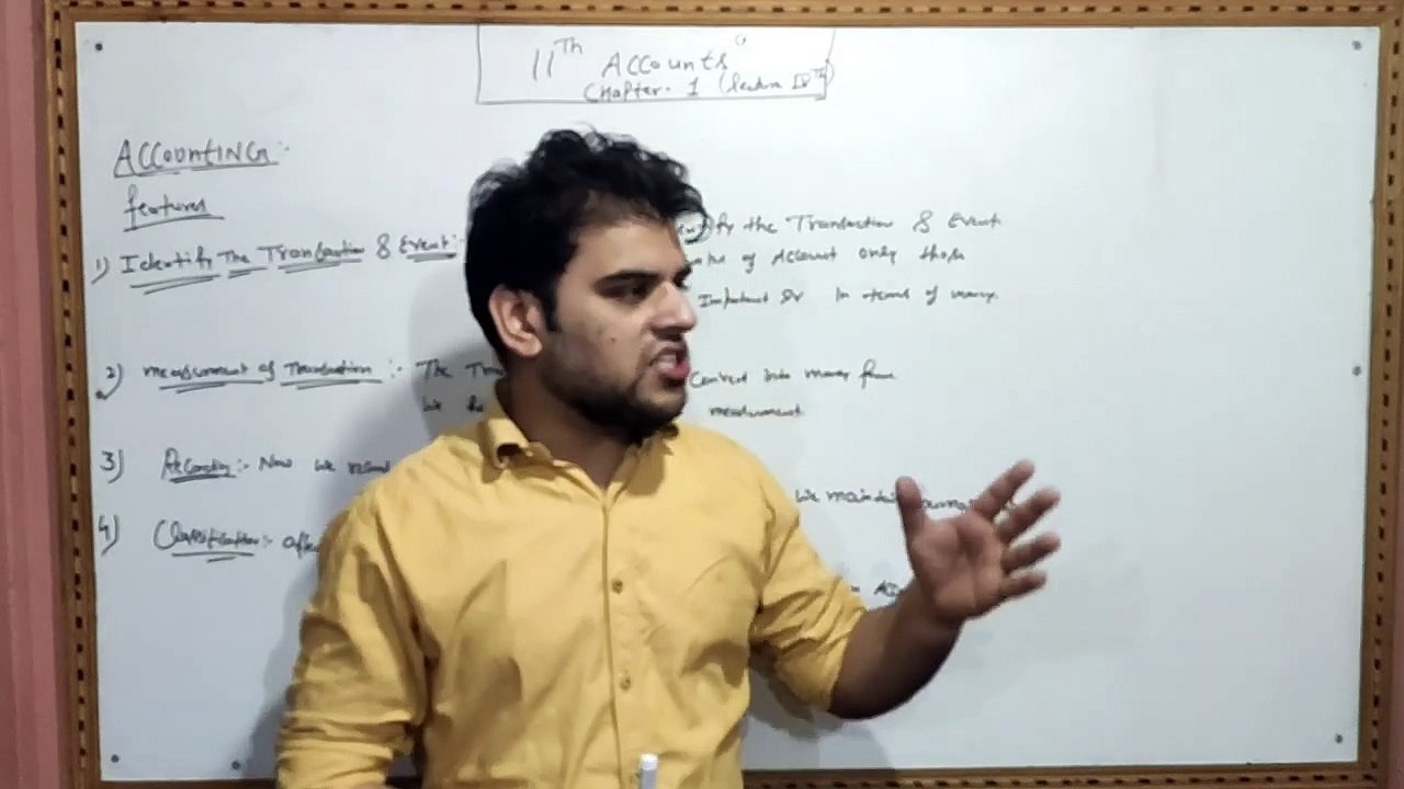 CBSE -11th -- ACCOUNTS -- Unit -1  lecture -4 ( attributes Of Accounting)  By Rajan sir