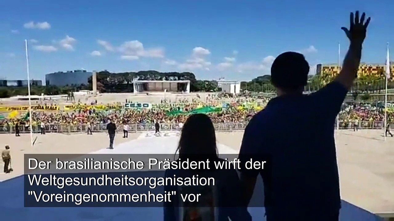 Bolsonaro droht mit Austritt Brasiliens aus der WHO