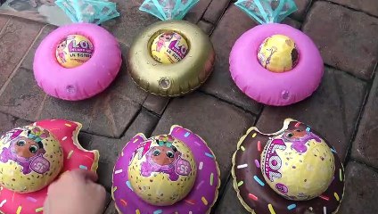 Sophia Isabella e Alice Diversão na Piscina com LOL Confetti Pop