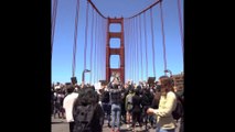 À San Francisco, des manifestants défilent sur le Golden Gate contre le racisme et les violences policières