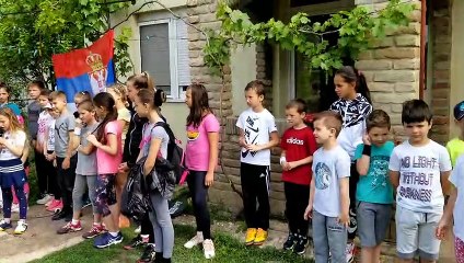 Nikolina Pešić peva himnu Bože pravde u Sivcu, 6.6.2020.