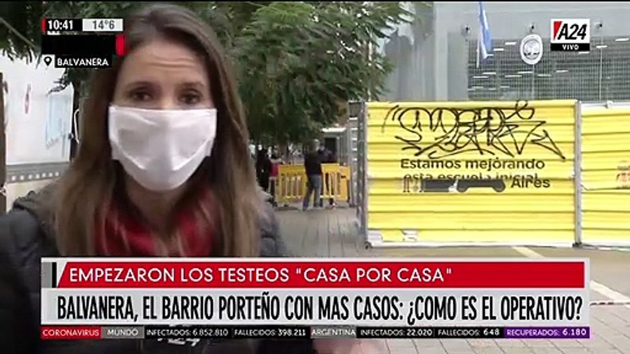 Tras identificar 12 casos sospechosos, continua el operativo "Detectar" en Balvanera