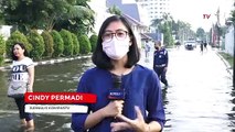 Banjir Rob Masuk ke Perumahan Mewah di Pesisir Utara Jakarta