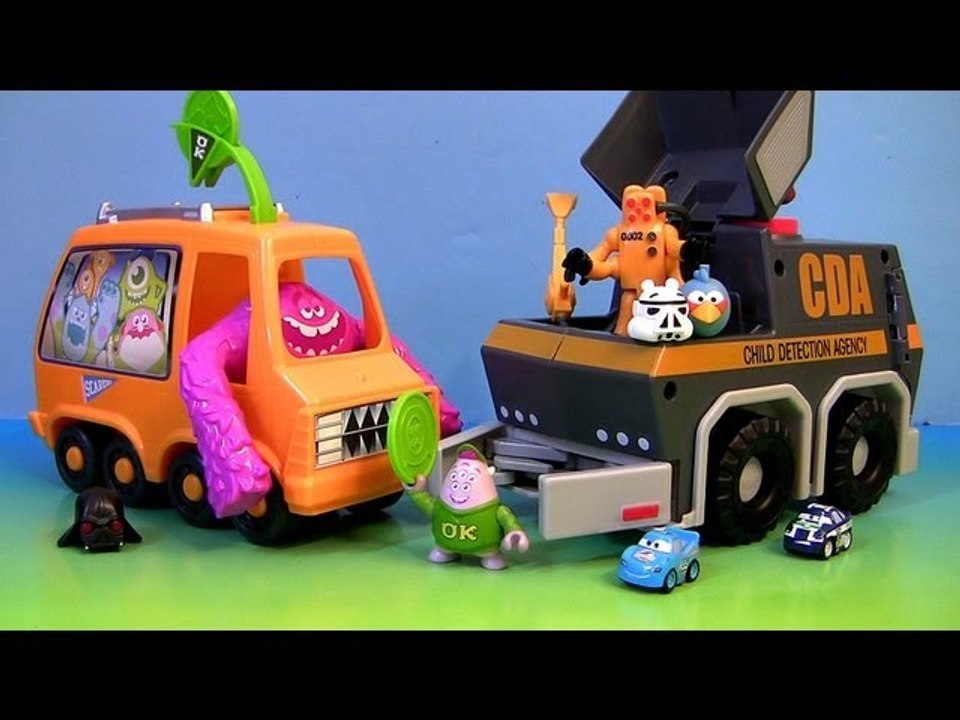 Monster CDA Van Captured Angry Birds Micro Drifters Cars by Disney Pixar  Monsters University Toys - video Dailymotion
