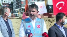 Çevre ve Şehircilik Bakanı Kurum, Kağıthane'de incelemelerde bulundu - İSTANBUL