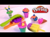 Play doh Scoops 'n Treats DIY Ice Cream Cones, Popsicles, Sundaes, Waffles