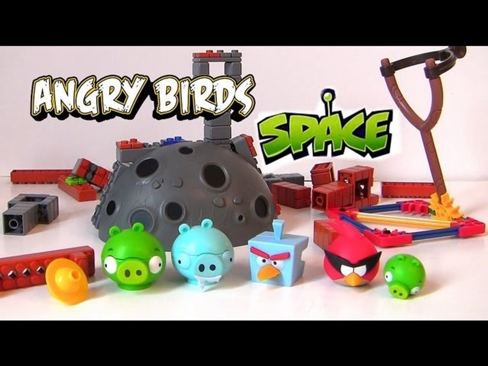 KNEX SPACE Angry Birds Ice Bird Breakdown Building Playset Build Like