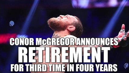 Conor McGregor tweets he's retiring... again