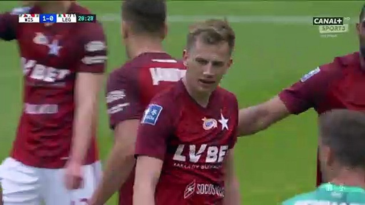 Lukasz Burliga Goal - Wisla Krakow 1-0 Legia Warszawa (Full Replay)