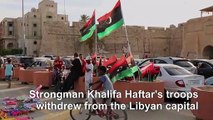 Tripoli residents celebrate retreat of Libya strongman's forces