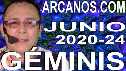 GEMINIS JUNIO 2020 ARCANOS.COM - Horóscopo 7 al 13 de junio de 2020 - Semana 24