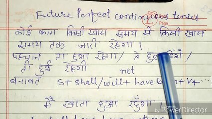 future perfect continuous tense affirmative and negative hindi sentences with examples, Future perfect continuous tense,Future perfect continuous tense explained in hindi,Future perfect continuous tense hindi main sikhen,Affirmative &negative sentences of