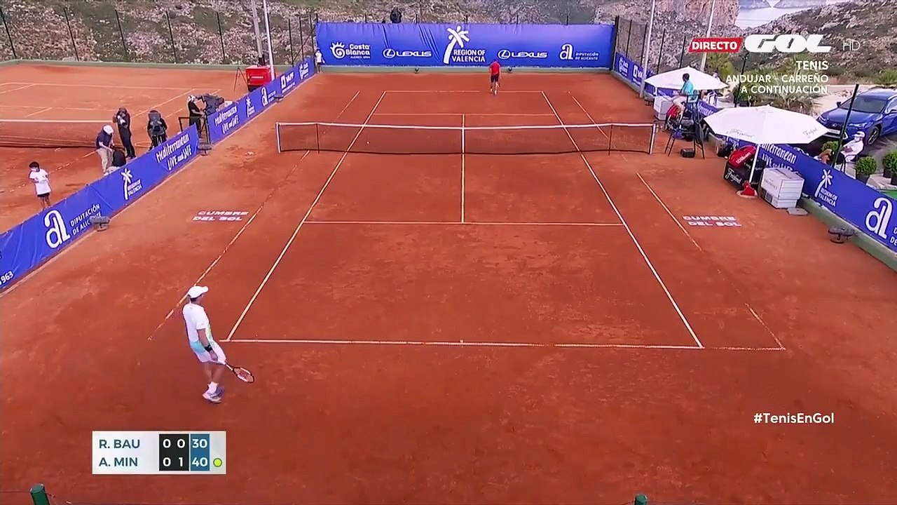 Valencia Tennis Challenge di Alicante: La pioggia ferma l'ultima giornata. Domani scopriremo il vincitore  (Credit @@Gol)