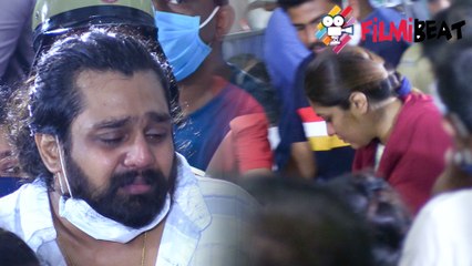 Chiranjeevi Sarja | ಅತ್ತಿಗೆ ಮೇಘನಾ ರಾಜ್ ನೋಡಿ ಬಿಕ್ಕಿ ಬಿಕ್ಕಿ ಅತ್ತ ಧೃವ ಸರ್ಜಾ | Filmibeat Kannada