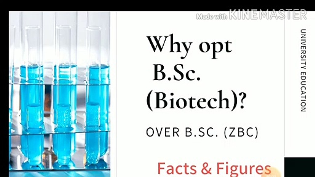Why opt  B.Sc. (Biotechnology)
