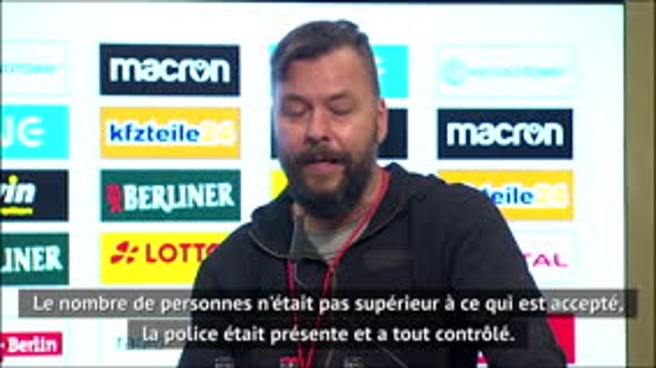 30e j. - Rassemblement de supporters lors du match de l'Union Berlin : "Tout le monde s'est bien comporté"