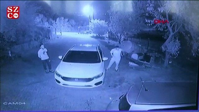 Evinin önünde dehşeti yaşattılar